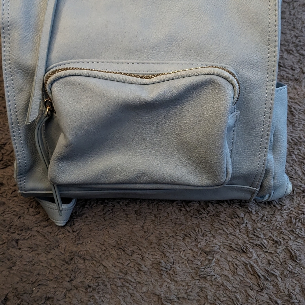 Light blue backpack/shoulder bag